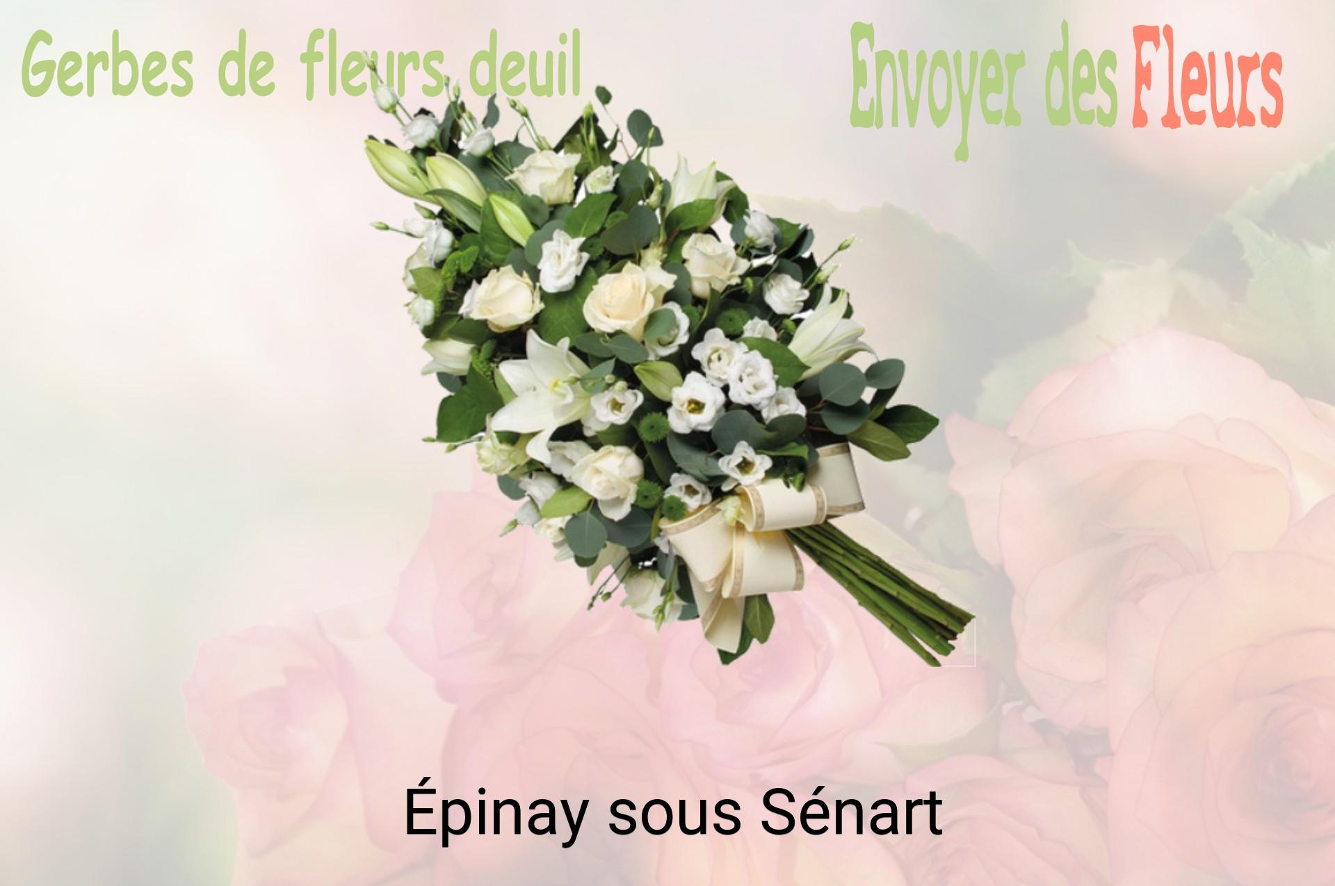 Gerbe de fleurs de deuil livrée à Épinay-sous-Sénart